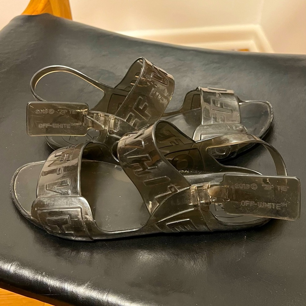 OFF-WHITE VIRGIL ABLOH “JELLY SOLE” SANDALS